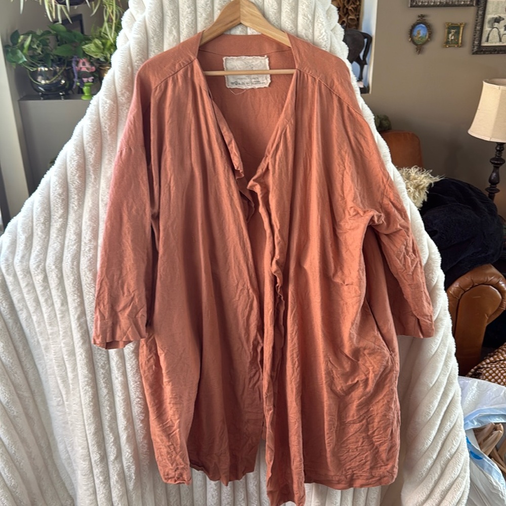 Not Perfect Linen coat/cardigan